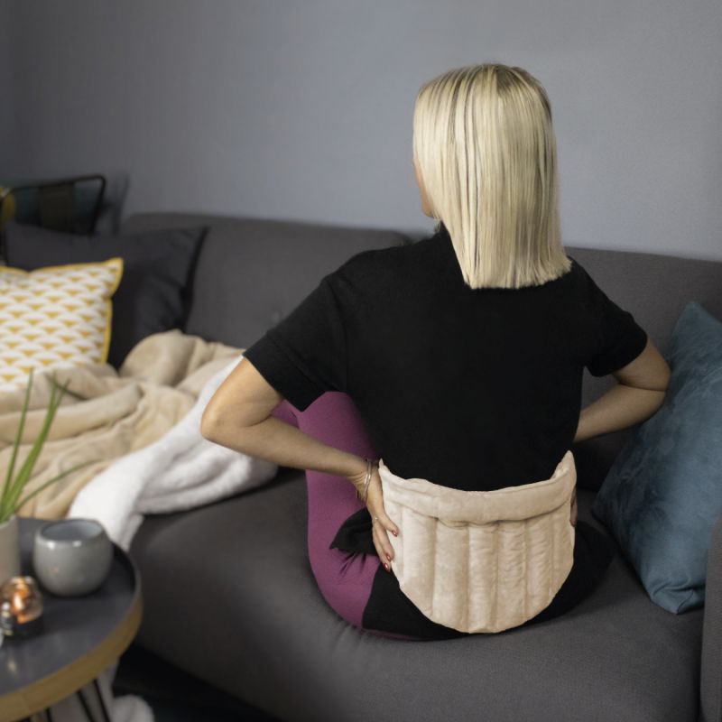 Ceinture chauffante pour lombaires - Beige